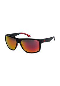 Okulary Quiksilver przeciwsłoneczne Transmission M KYH0 Black/ML Red. Kolor: czarny #1