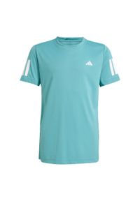Adidas - Koszulka Club Tennis 3-Stripes Kids. Kolor: niebieski. Technologia: ClimaCool (Adidas). Sport: tenis