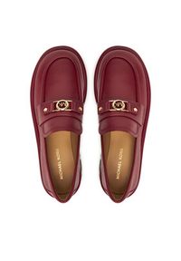 MICHAEL Michael Kors Loafersy 40T5MAFP1L Bordowy. Kolor: czerwony. Materiał: skóra #6