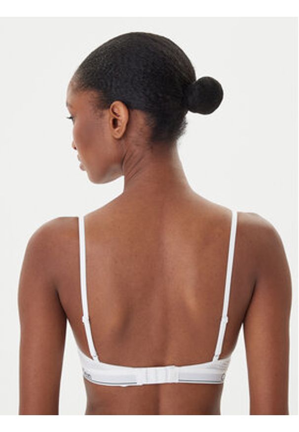 Calvin Klein Underwear Biustonosz z fiszbiną 0000F3784E Biały. Kolor: biały. Materiał: bawełna