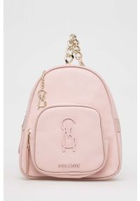 Steve Madden plecak Btempo damski kolor różowy mały z aplikacją SM13000980. Kolor: różowy. Materiał: poliester. Wzór: aplikacja #1