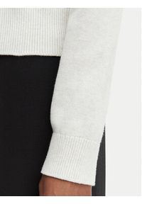 Calvin Klein Jeans Sweter LV047G322G Kremowy Regular Fit. Kolor: kremowy. Materiał: bawełna #4