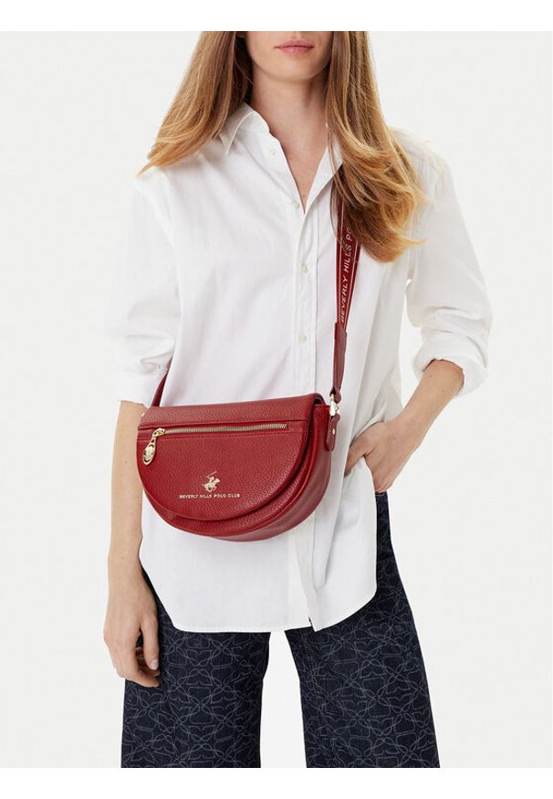 Beverly Hills Polo Club Torebka C-BHPC-C-009-07 Czerwony. Kolor: czerwony