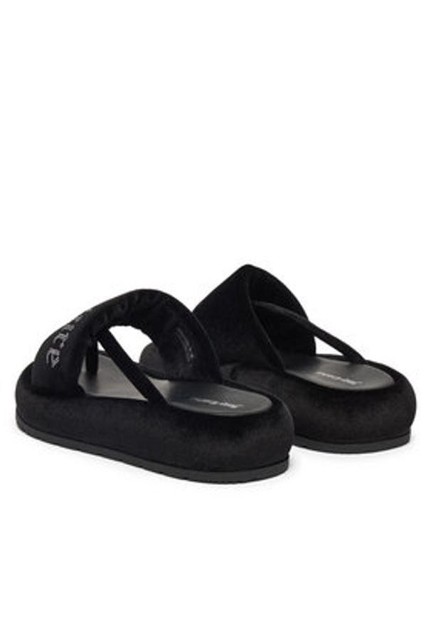 Juicy Couture Japonki WSS21533-01 Czarny. Kolor: czarny. Materiał: materiał