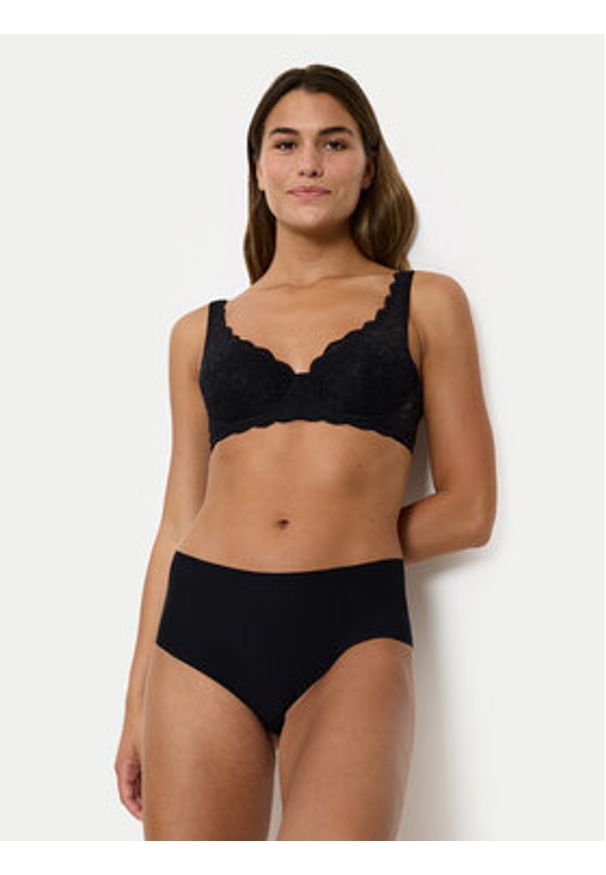 Triumph Biustonosz z fiszbiną Amourette 10209584 Czarny. Kolor: czarny. Materiał: syntetyk