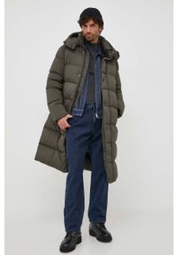 Hetrego kurtka puchowa męska kolor zielony zimowa. Kolor: zielony. Materiał: puch. Sezon: zima #1