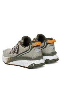 EA7 Emporio Armani Sneakersy 7X000344 AF18640 M7090 Khaki. Kolor: brązowy. Materiał: materiał #3