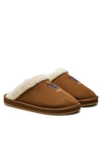 Polo Ralph Lauren Kapcie Slipper Wsw 842957050001 Brązowy. Kolor: brązowy. Materiał: materiał