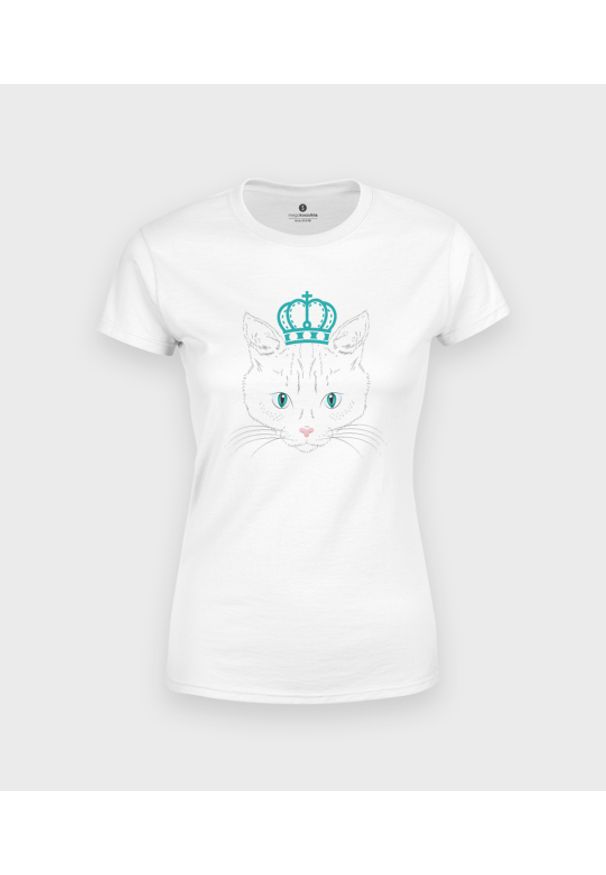 MegaKoszulki - Koszulka damska Queen Cat. Materiał: bawełna