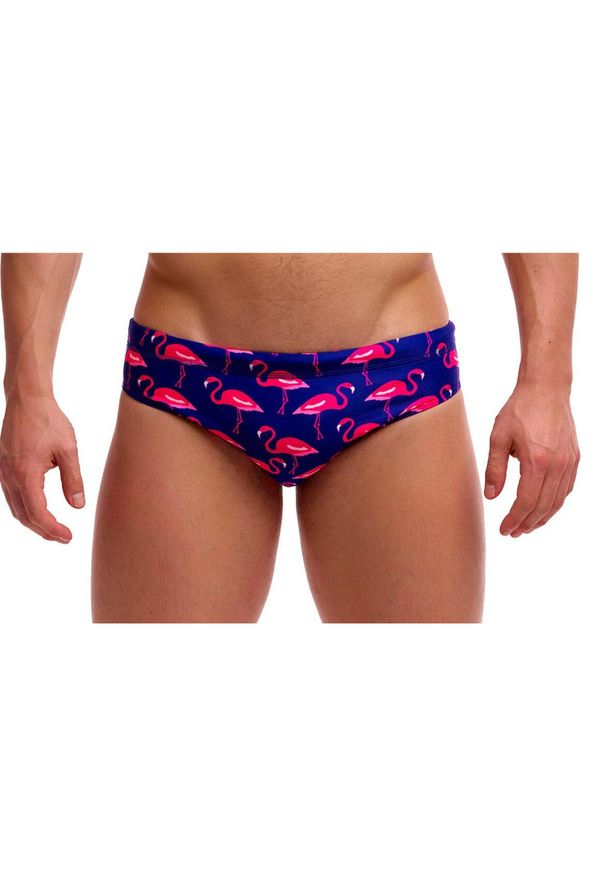 FUNKY TRUNKS - Kąpielówki męskie Funky Trunks Flocked Up - slipy. Kolor: wielokolorowy