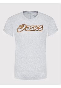 Asics T-Shirt Logo Graphic 2032B406 Szary Regular Fit. Kolor: szary. Materiał: bawełna, syntetyk #3