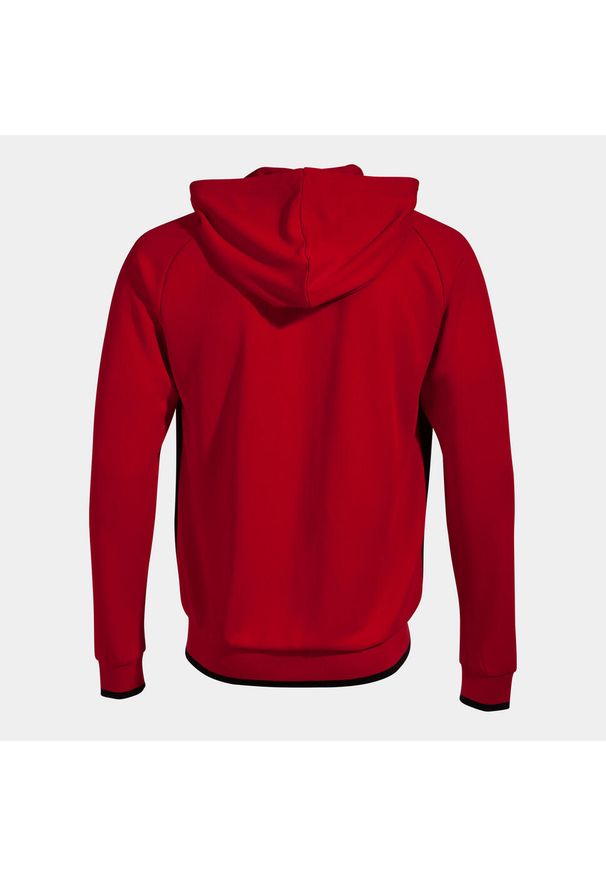 Kurtka z dresu Joma Tiger V. Kolor: wielokolorowy, czarny, czerwony. Materiał: dresówka. Sport: piłka nożna, fitness