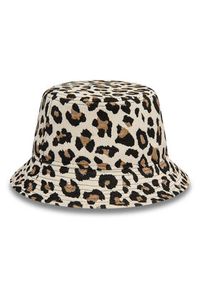 New Era Kapelusz Bucket Leopard 60565551 Beżowy. Kolor: beżowy. Materiał: materiał #3