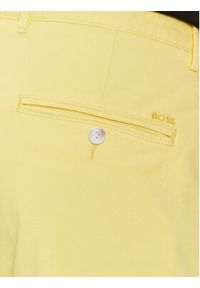 BOSS - Boss Szorty materiałowe 50487993 Żółty Slim Fit. Kolor: żółty. Materiał: bawełna #4