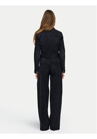only - ONLY Kurtka jeansowa Wonder 15243147 Czarny Regular Fit. Kolor: czarny. Materiał: bawełna #4