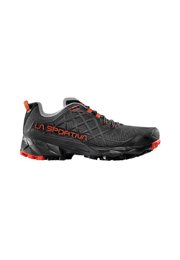 LA SPORTIVA - Buty trailowe męskie La Sportiva Akyra II. Kolor: szary, pomarańczowy, wielokolorowy, żółty. Materiał: syntetyk, tkanina, materiał. Sport: turystyka piesza