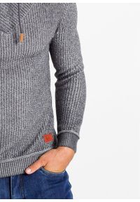 Sweter z golfem bonprix szary łupkowy. Typ kołnierza: golf. Kolor: szary #6