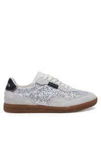 Steve Madden Sneakersy Emporia SM11003419 Srebrny. Kolor: srebrny. Materiał: materiał