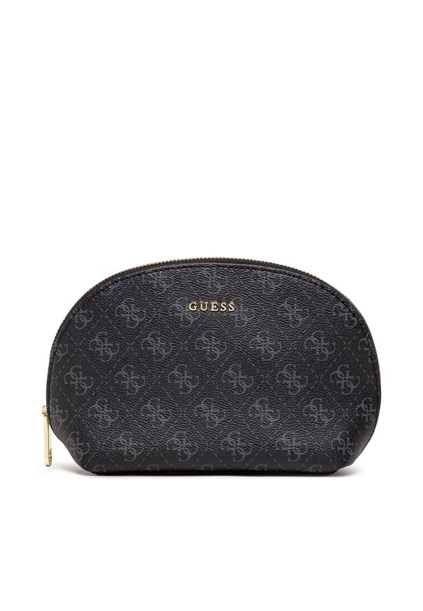 Kosmetyczka Guess - Tya Accessories PWTYAA P2470 CLO. Kolor: szary. Materiał: skóra