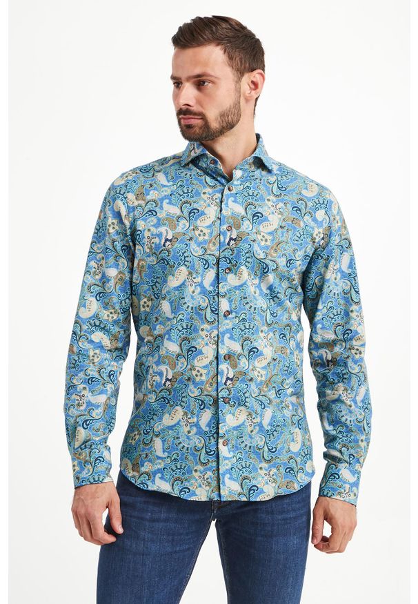 Emanuel Berg - KOSZULA EMANUEL BERG. Okazja: na co dzień. Styl: elegancki, casual