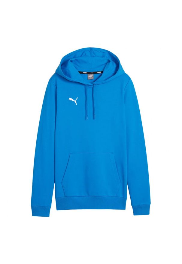 Puma - Damska Bluza Z Kapturem Team Goal Casual. Typ kołnierza: kaptur. Kolor: niebieski