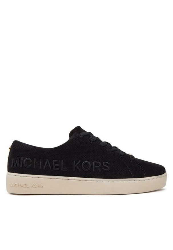 Michael Kors Sneakersy Keaton Lace up 43R5KEFS1S Czarny. Kolor: czarny. Materiał: skóra