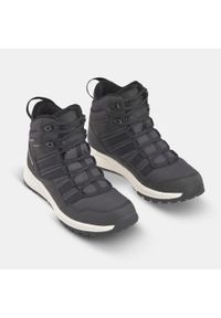 quechua - Buty turystyczne męskie Quechua NH500 Mid wodoodporne. Okazja: na co dzień, na spacer. Kolor: czarny. Materiał: materiał, futro. Szerokość cholewki: normalna. Sezon: zima. Sport: wspinaczka, turystyka piesza