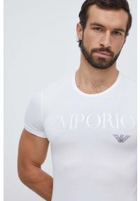 Emporio Armani Underwear - T-shirt 111035. Kolor: biały. Materiał: materiał, dzianina. Wzór: nadruk, gładki #3