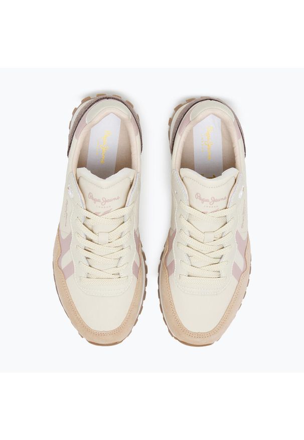 Buty damskie Pepe Jeans Brit-On Master. Kolor: beżowy