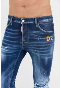 DSQUARED2 Granatowe męskie jeansy cool guy, Rozmiar 46. Kolor: niebieski #2