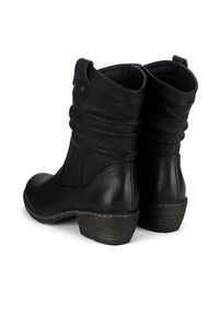 Rieker Kowbojki 93770-01 Czarny. Kolor: czarny. Materiał: skóra #6