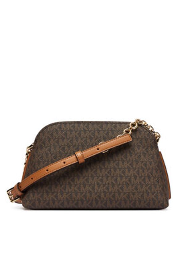 MICHAEL Michael Kors Torebka Freddie 32T6GX4C1B Brązowy ciemny. Kolor: brązowy. Materiał: skórzane