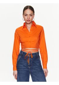 Pinko Koszula Caloroso 100697 Y6VW Pomarańczowy Regular Fit. Kolor: pomarańczowy. Materiał: bawełna #1