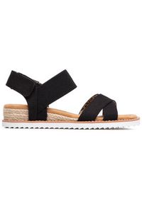 skechers - Skechers Espadryle Secret Picnic 33386/Blk Czarny. Kolor: czarny. Materiał: materiał #4