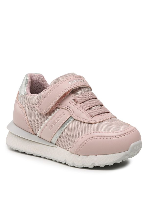 Sneakersy Geox J Fastics G. B J26GZB 0BC14 C8172 M Lt Rose. Kolor: różowy. Materiał: skóra