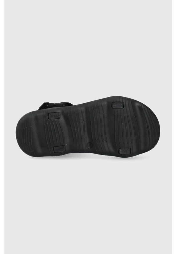 Lee Cooper sandały damskie kolor czarny. Zapięcie: rzepy. Kolor: czarny. Obcas: na obcasie. Wysokość obcasa: niski