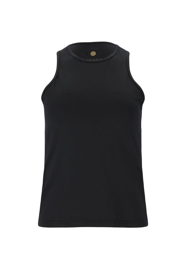 ENDURANCE - Damski tank top Athlecia Almi. Kolor: czarny. Styl: sportowy, elegancki