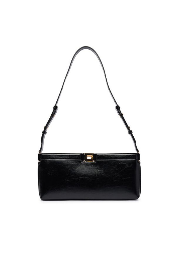 Elisabetta Franchi Torebka BS-17A-61E2-V280 Czarny. Kolor: czarny. Materiał: skórzane