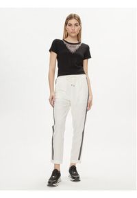 Liu Jo Sport Spodnie dresowe TA4088 TS423 Écru Regular Fit. Materiał: syntetyk #4