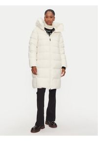 Hetrego - Hetregó Płaszcz zimowy Lena 8N697 Écru Regular Fit. Materiał: syntetyk. Sezon: zima