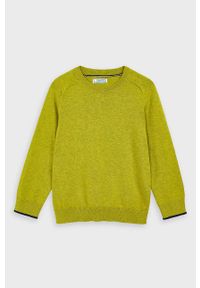 Mayoral - Sweter dziecięcy 92-134 cm. Okazja: na co dzień. Kolor: zielony. Materiał: bawełna, materiał, dzianina, poliamid. Długość rękawa: raglanowy rękaw. Wzór: gładki. Styl: casual #2