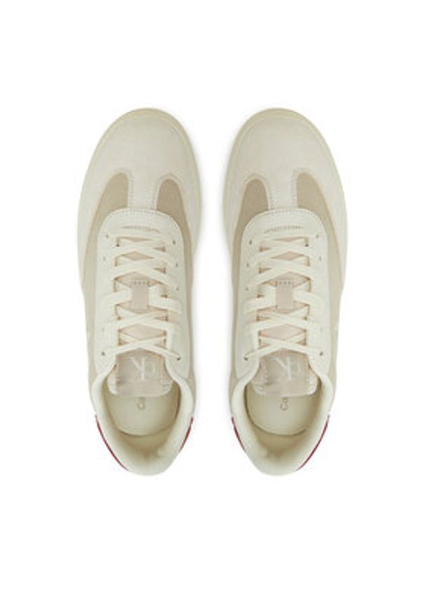 Calvin Klein Jeans Sneakersy YM0YM01169 Beżowy. Kolor: beżowy. Materiał: materiał