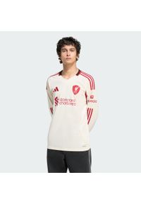 Adidas - Koszulka Liverpool FC 25/26 Long Sleeve Away. Kolor: biały. Długość rękawa: długi rękaw. Sport: piłka nożna