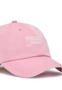 Tommy Jeans Czapka z daszkiem Script AW0AW18973 Różowy jasny. Kolor: różowy. Materiał: bawełna #2