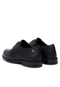 TOMMY HILFIGER - Tommy Hilfiger Oxfordy Classoc Leather Derby FW0FW09487 Czarny. Kolor: czarny. Materiał: skóra #5