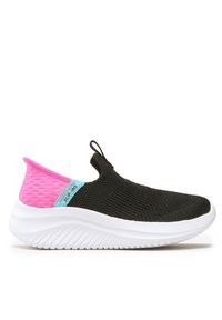 skechers - Skechers Sneakersy Fresh Time 303800L/BKPK Czarny. Kolor: czarny. Materiał: materiał #1