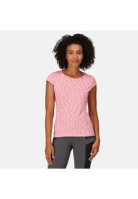 Regatta - Hyperdimension II damska koszulka. Kolor: różowy. Materiał: poliester, elastan #1
