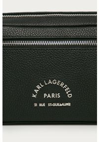 Karl Lagerfeld - Kosmetyczka. Kolor: czarny. Materiał: materiał. Wzór: nadruk #5