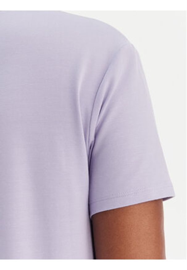 Hugo - HUGO T-Shirt 50556981 Fioletowy Regular Fit. Kolor: fioletowy. Materiał: syntetyk
