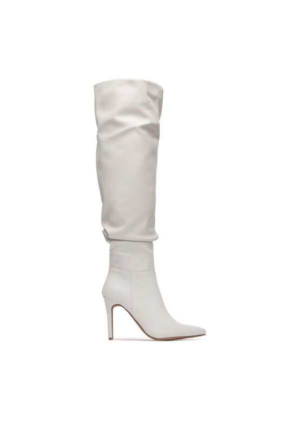 DeeZee Kozaki HY197-12 Écru. Materiał: materiał